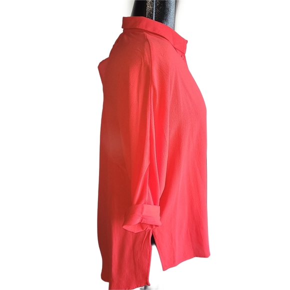 Brody Myles Red Dolman Sleeve Blouse L - Picture 3 of 6